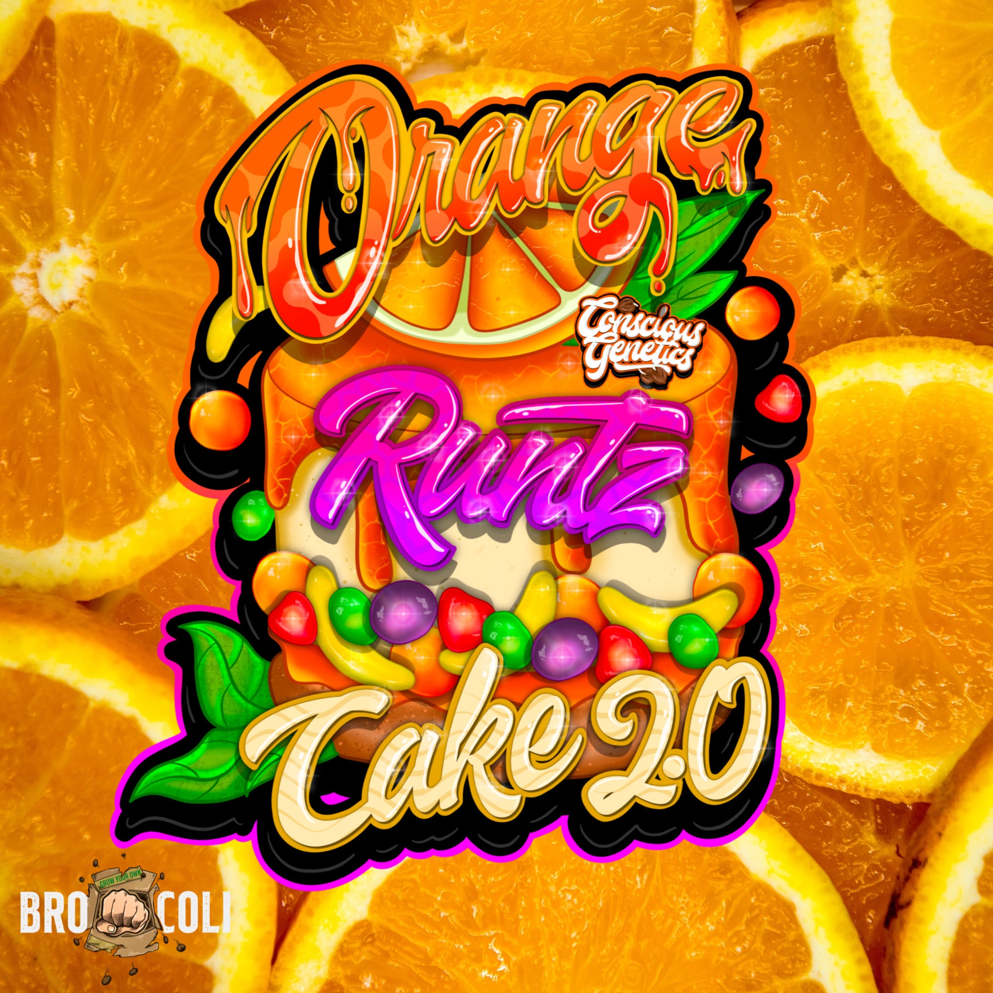 Orange Runtz Cake 2.0